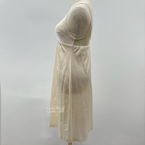 Vintage Henson Kickernick Ivory Full Slip Dress - Picture 3 of 7